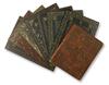 (BINDINGS.) Group comprising 7 binding plaques reproducing historically important bindings,